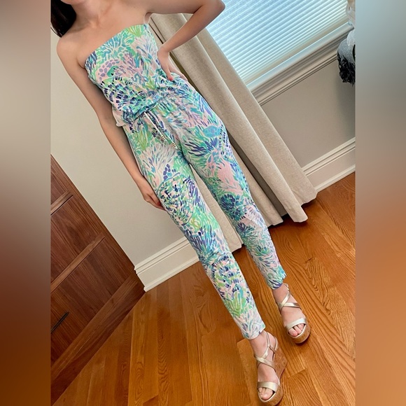 Lilly Pulitzer KEELY jumpsuit in XXS. NWT - Picture 10 of 11